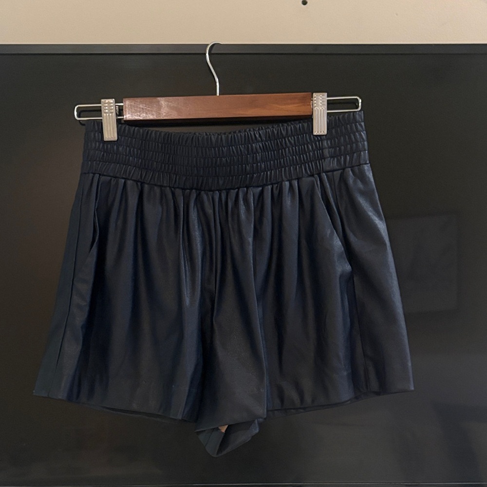 Women's leather Ramy Brook shorts